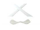 Galaxy Replacement Nose Pads & Earsocks Rubber Kits For Oakley Radarlock Path White Color
